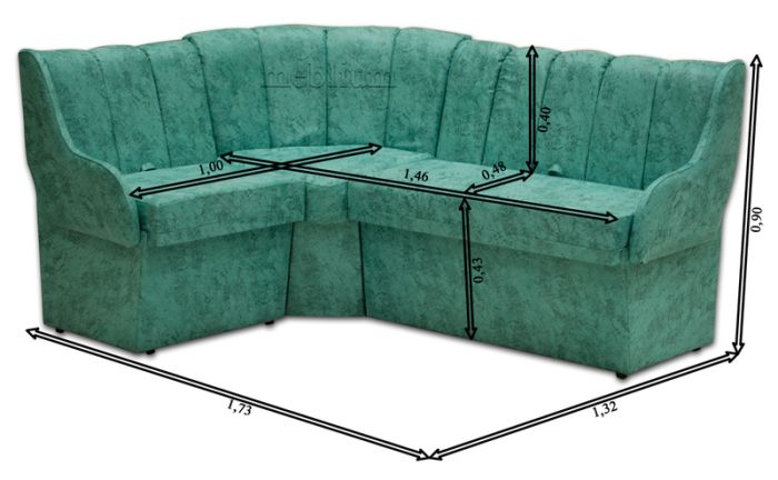 Кухонный уголок Циркон-39