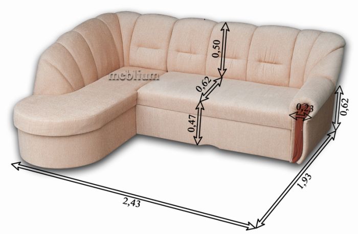 Диван угловой Мустанг-17