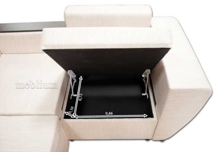 Уголовой диван Meblium 23-42 Лугано Беж
