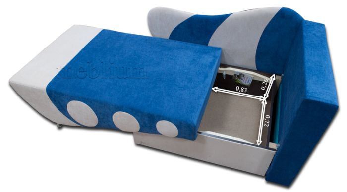 (СНЯТО С ПРОИЗВОДСТВА) Диван детский Кораблик 80-49