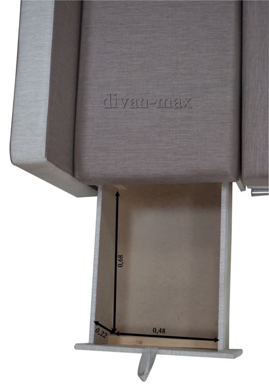 Угловой диван Марта 160-7 Тоффи + Букле 15