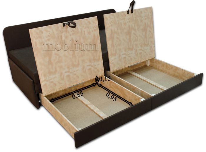 Диван Омега 200-41 Канада страйп санд 02 с + Канада плэйн Санд 02-D