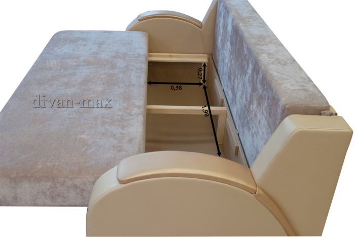 Софа Венеция-4 Респект + Жемчуг + Мурано