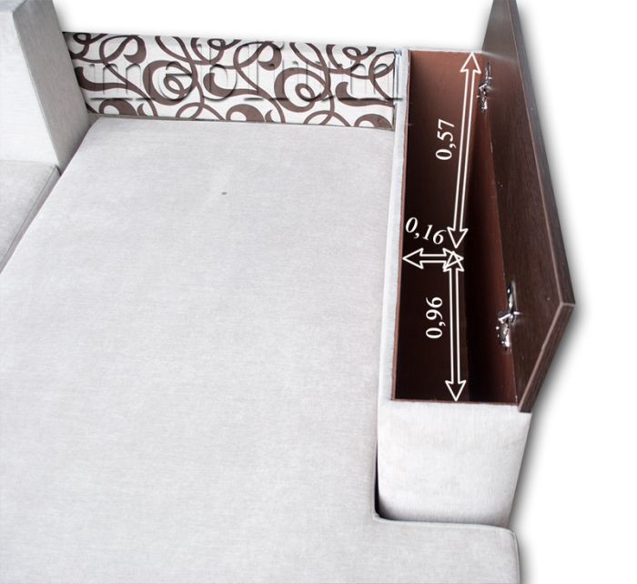 Угловой диван Meblium 30-18 Флэкс 12