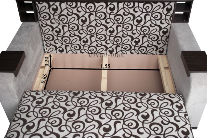 Диван-кровать Цезарь 160-19 индиана 1А + индиана 1В