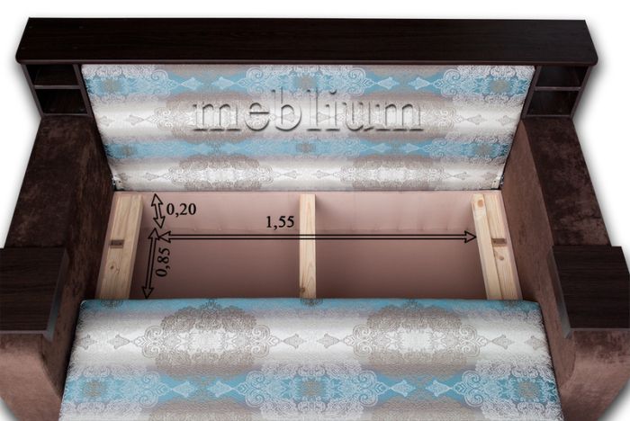 Кровать Цезарь 160 -6 (ЭТА МОДЕЛЬ СНЯТА С ПРОИЗВОДСТВА И ПРОДАЖИ)