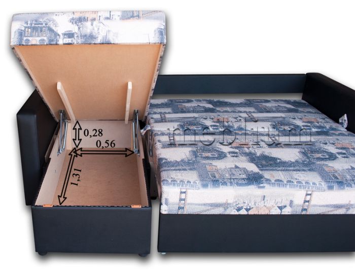 Диван угловой Палермо-44 Лео 3+Кинг 320