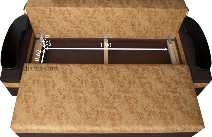 (СНЯТО С ПРОИЗВОДСТВА) Софа Глория-8 саванна флок лилак 12 + саванна блэк 19