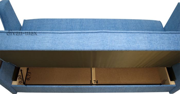 Диван Книжка с накладками-15