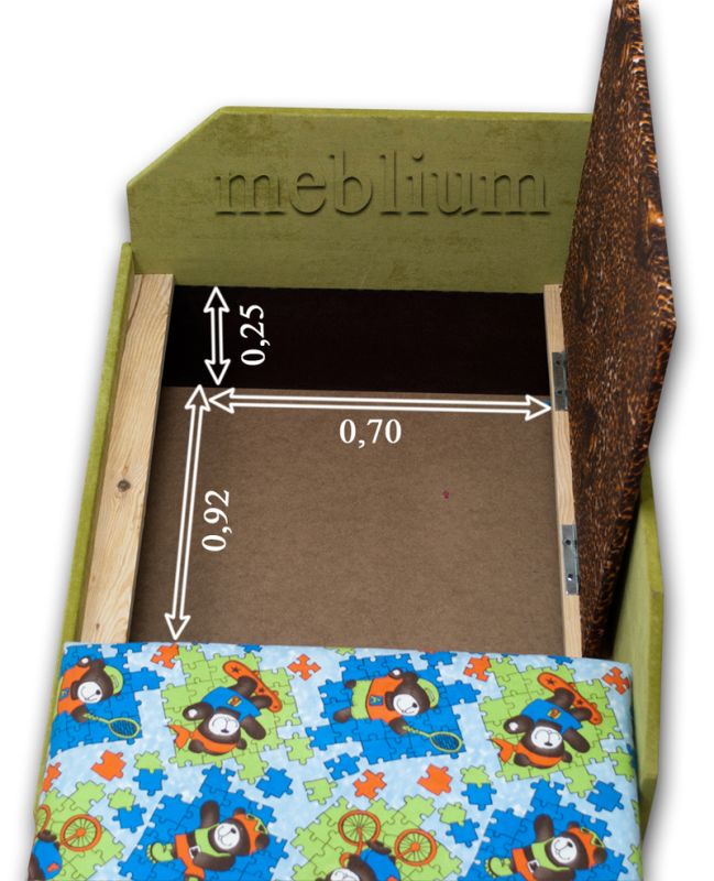 Детский диван Кубус-41 Бонд 13 Бордо