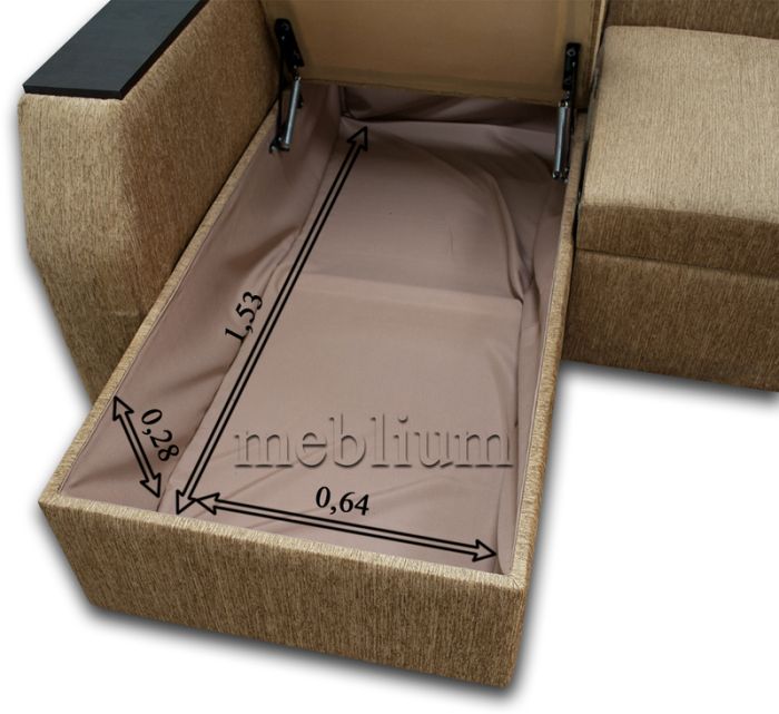 Угловой диван Meblium 134-10 Флакс 14