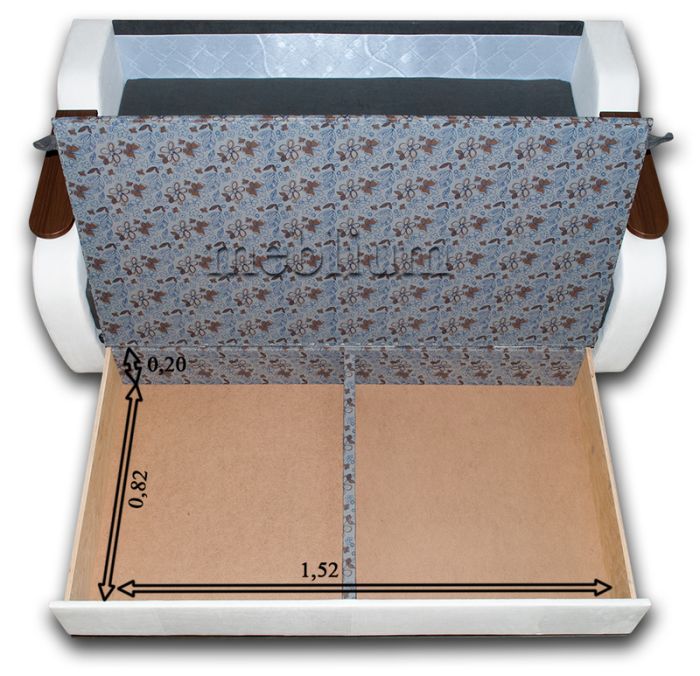 Диван Марсель 160-16 Галакси УoL Grey