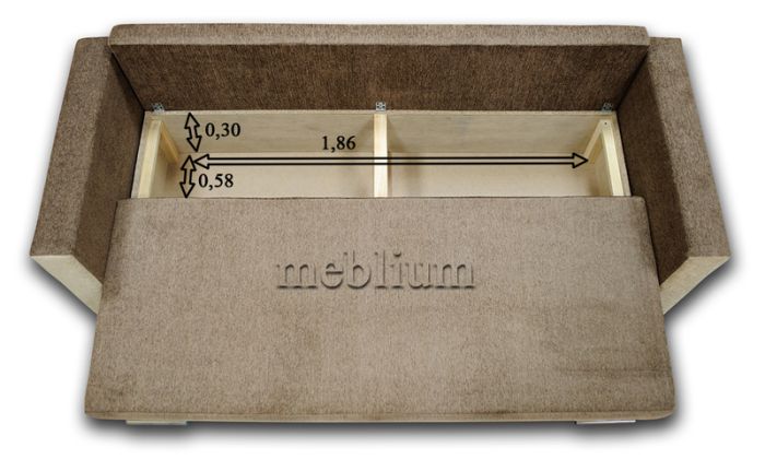 Софа Meblium 16-42 Лугано Беж