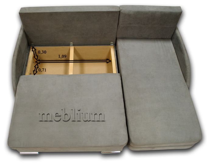 Угловой диван Meblium 15-42 кордрой 472 + кордрой 379