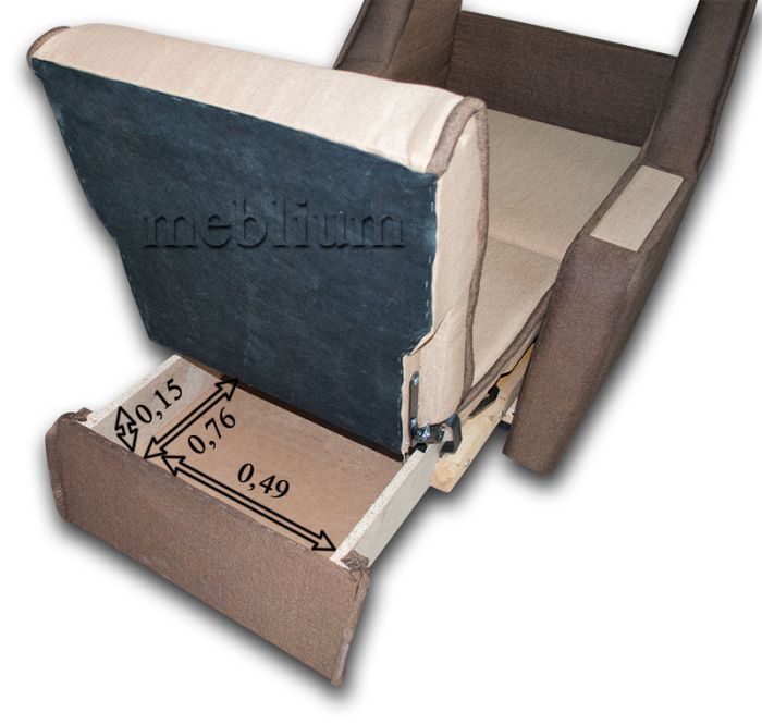 Кресло Meblium 9-42 Гига Комбин Беж