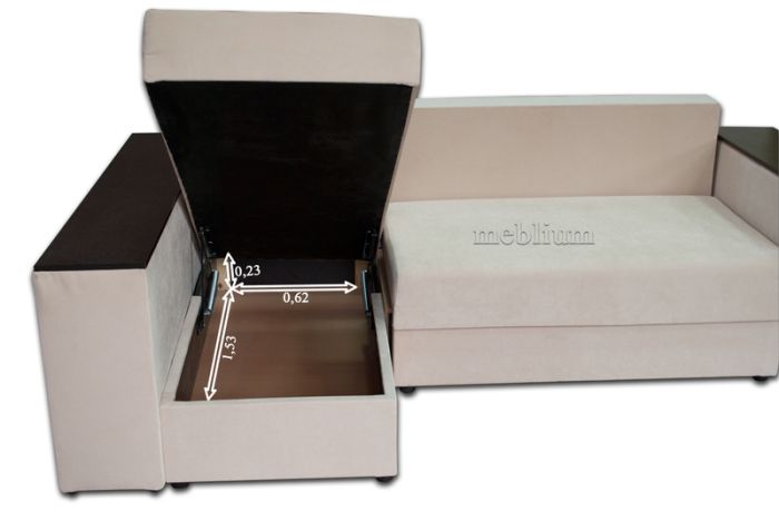 Уголовой диван Meblium 6-42 Лючия 050