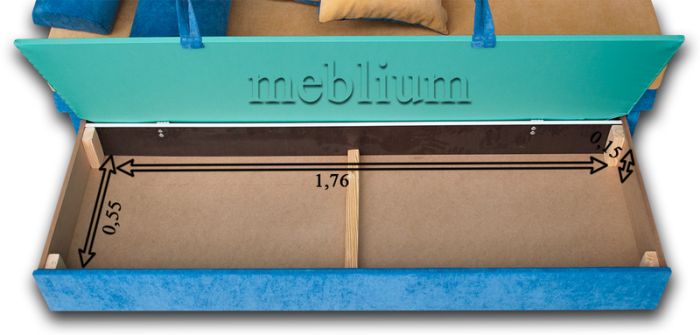 Диван Meblium 136-1 Малибу ЛТ Грей