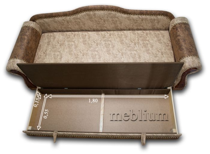 Софа Meblium 55-3 ромашка коричневая