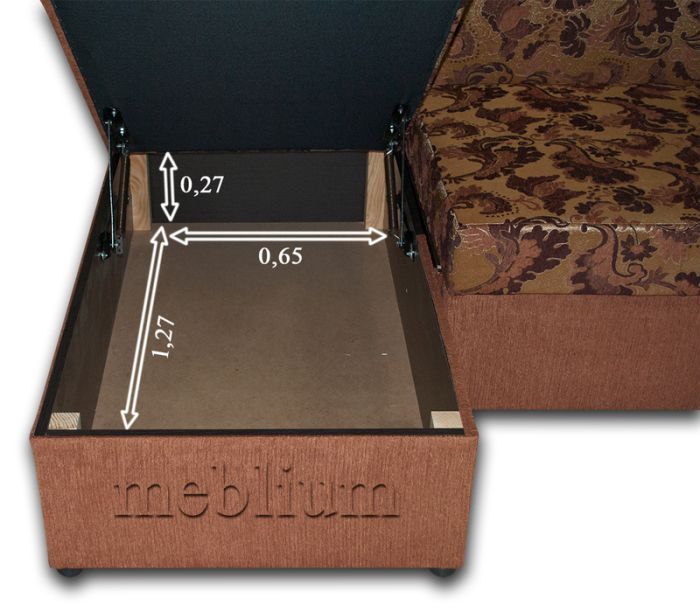 Диван угловой Респект люкс-49 Тиффани Браун