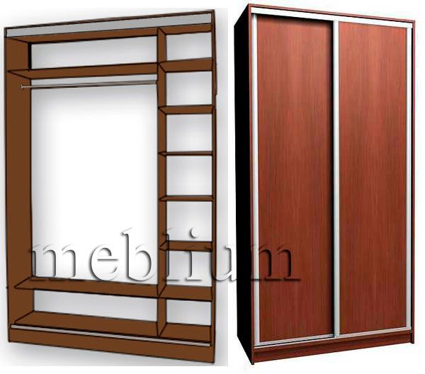 Шкаф-купе Эконом 1000-20