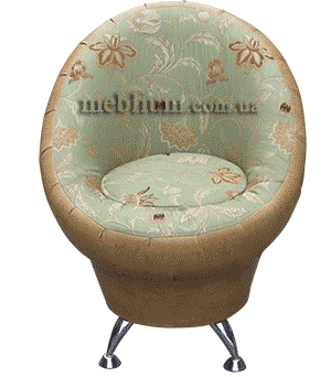 Банкетка Meblium 6-9 Беж+Полоса золотистая