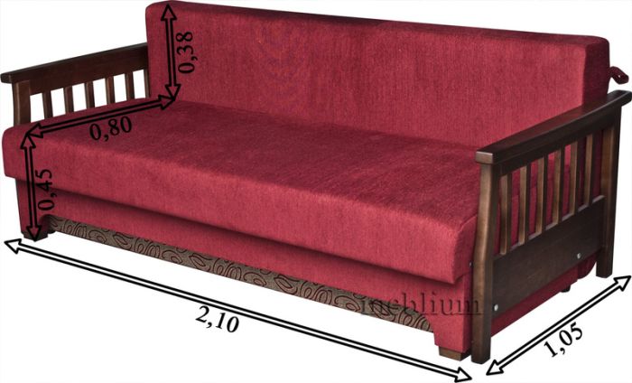 Диван ОКЛЕНД 2-13 Айа лайт браун