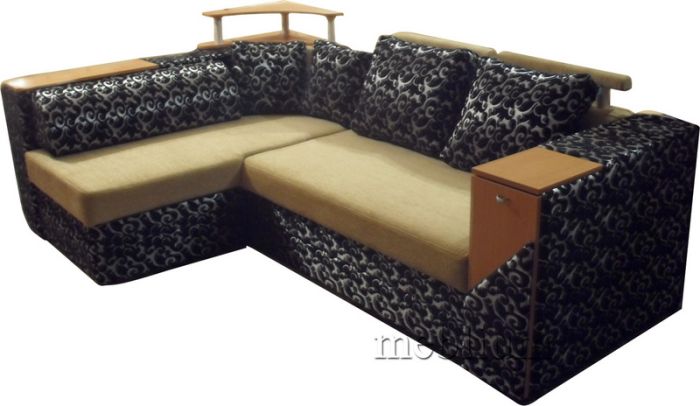 Диван Эш 135-12 Гига браун + Гига комбин браун