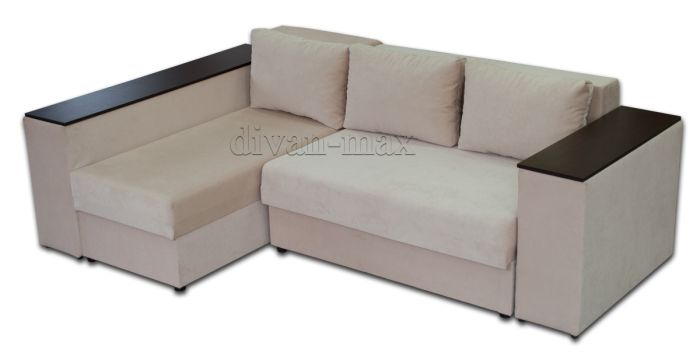 Угловой диван Оксфорд-7 кордрой беж