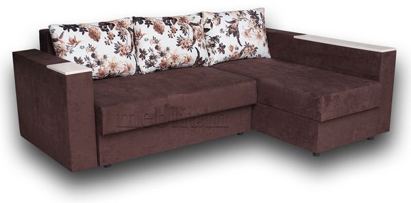 Диван угловой Оксфорд-13 Бонд 06 шоколад