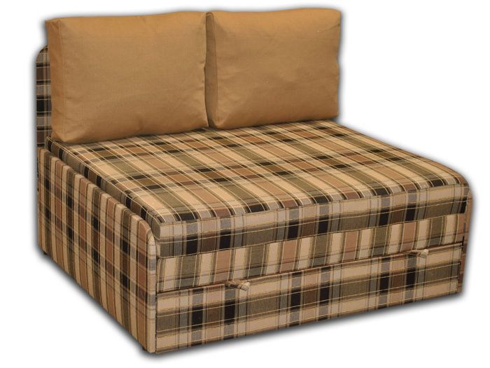 Диван Омега 120-7 Гига грин + Гига комбин беж