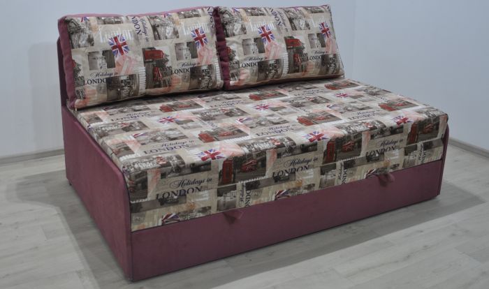 ПРОДАНО (МОЖНО ПОД ЗАКАЗ) Диван Омега 160-42 шаги мауве+лондон