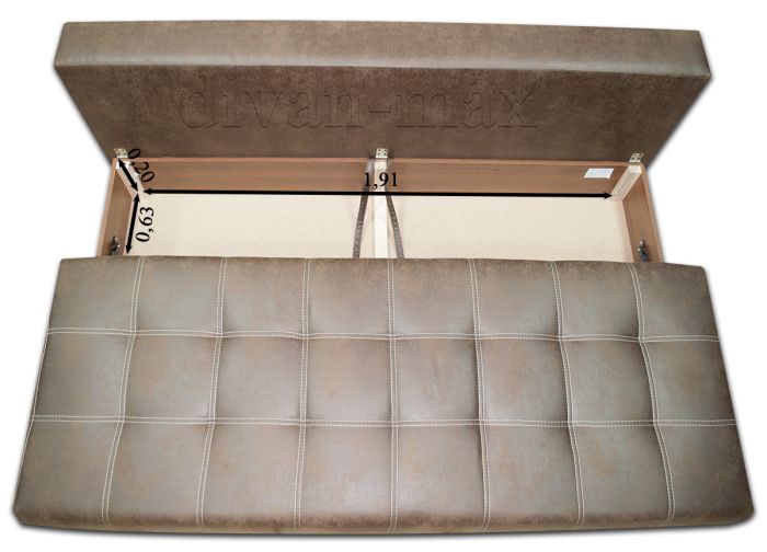 Диван Омега Нова-12 Афина Браун