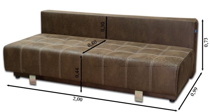 Диван Омега Нова-12 Афина Браун