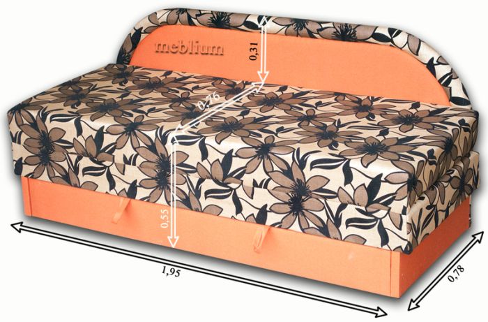 Диван Хвыля-7 Лючия 512 + Лючия 550