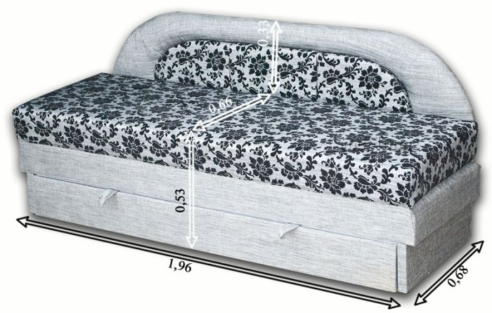 (СНЯТО С ПРОИЗВОДСТВА) Диван Париж 2 люкс мила