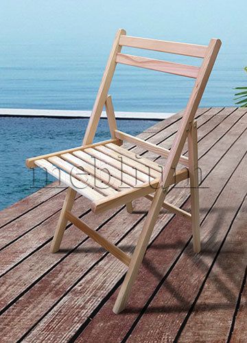 (СНЯТО С ПРОИЗВОДСТВА) Стул раскладной Пикник натур-60