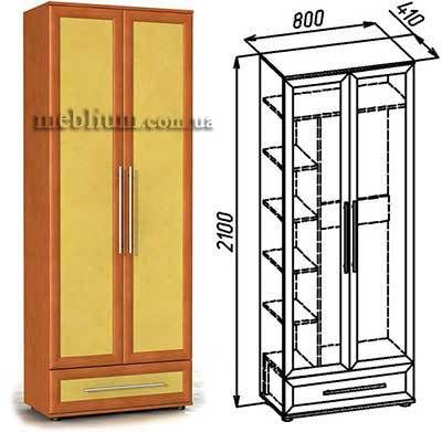 Детская подростковая комната "Компас" (вариант компоновки №2)-23