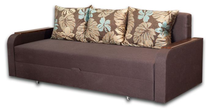 Диван Полина Дуэт-75 08 Коричневый