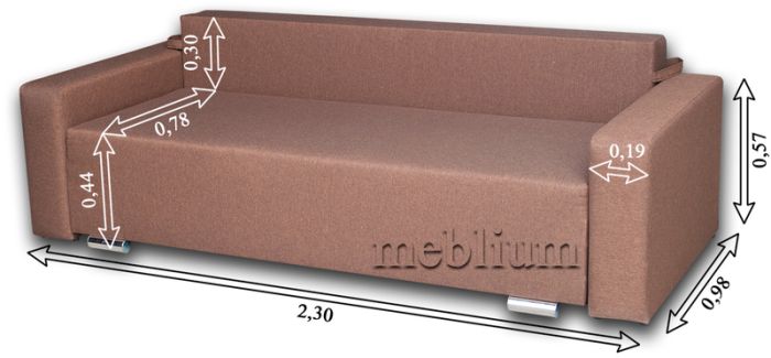 Софа Meblium 9-18 Лугано Крем