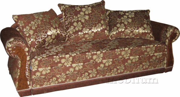 Софа Meblium 55-3 ромашка коричневая
