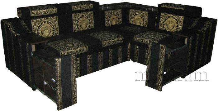 Софа Адель 140-7 Лючия 547, подушки - Кордрой 344