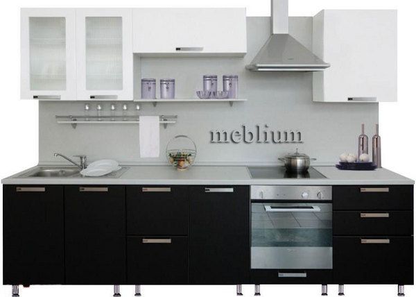 кухня meblium 2-72. Фасад пластик - от 5500 грн. за 1 м.п.