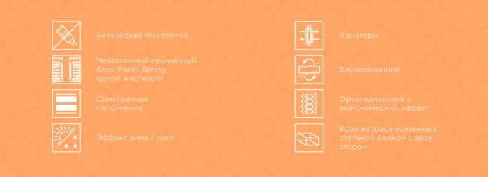 Ортопедический матрас Престиж Плюс-97