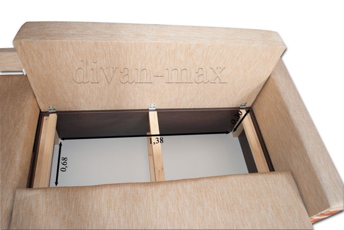 Угловой диван Марта 160-7 Комет розовый + Спринг 06