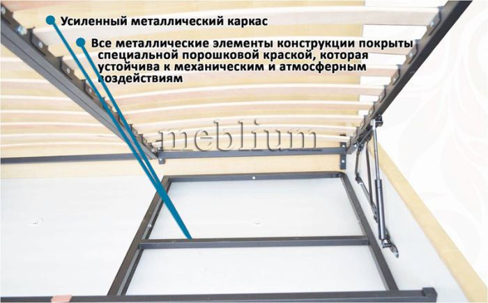 Кровать Теннеси 1,6 с под/механизмом (Boom 13)-59 Склад