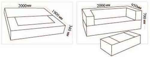 Угловой диван Лас-Вегас-89 со столиком