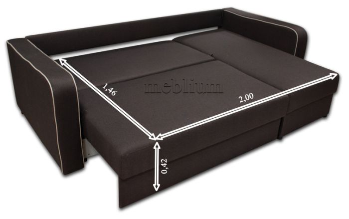 Угловой диван Ролан-61 Люкс 21+кант+Люкс 05