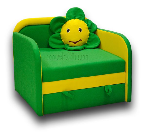 Детский диван Meblium 187-1 Саванна 22 Грин