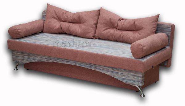Софа Meblium 3-42 Лючия 549+Букле розовый