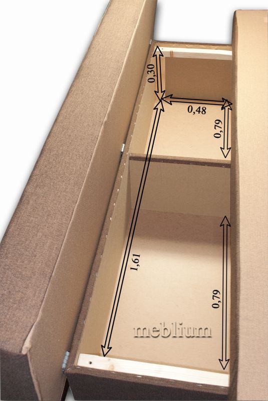 Софа Meblium 3-42 Танго браун+Лючия 090